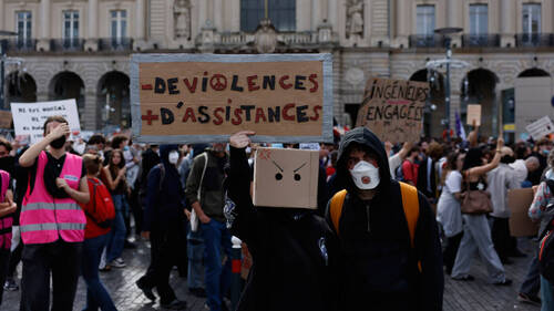 France, des dizaines de milliers de lycéens manifestent