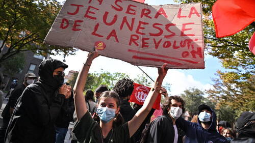 France/mouvement lycées: des violences, la gauche radicale accusée