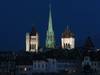 La cathédrale St-Pierre de Genève en vert contre la peine de mort