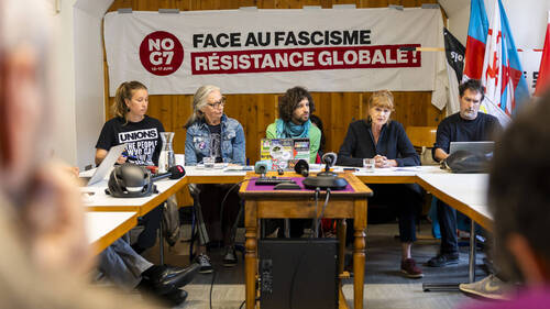 Appel à manifester à Genève contre le G7 diffusé à l'international