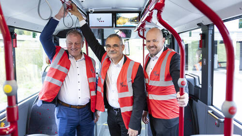 Etape clé vers la décarbonation des bus TPF à Fribourg