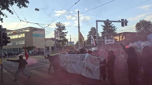 Bâle: une manif de squatteurs dégénère