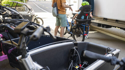 Pas de plaques d'immatriculation pour les vélos "longtail"