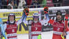 Loïc Meillard sur le podium, Kristoffersen retrouve la victoire