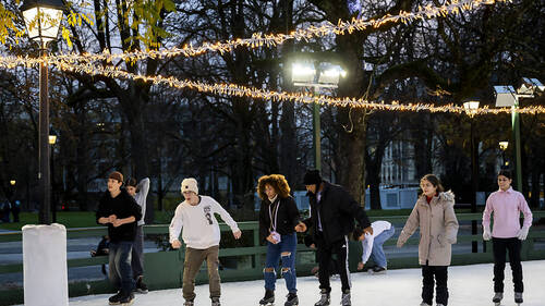 La saison des patinoires éphémères est lancée