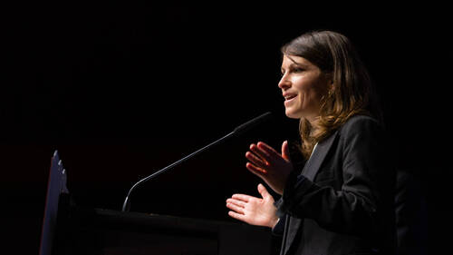 La coprésidente du PS, Mattea Meyer, de retour au Palais fédéral