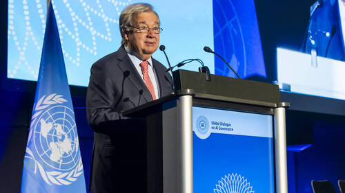 IA: le chef de l'ONU propose un Pacte pour la sécurité des enfants