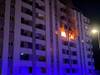 Un balcon en feu à Collombey (VS), l'immeuble évacué