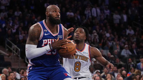 Les Sixers et LeBron James fâchent le champion New York