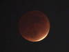 Lune rouge lors d'une éclipse dans la nuit de dimanche à lundi