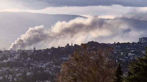 Incendie avec forte fumée dans l'Ouest lausannois