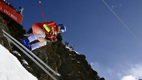 Franzoni domine le Super-G de Wengen, von Allmen 3e
