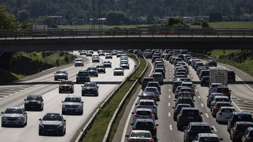 Les bouchons des autoroutes suisses ont considérablement augmenté