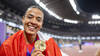 Ditaji Kambundji gagne l'or sur 100 m haies aux Mondiaux de Toyko