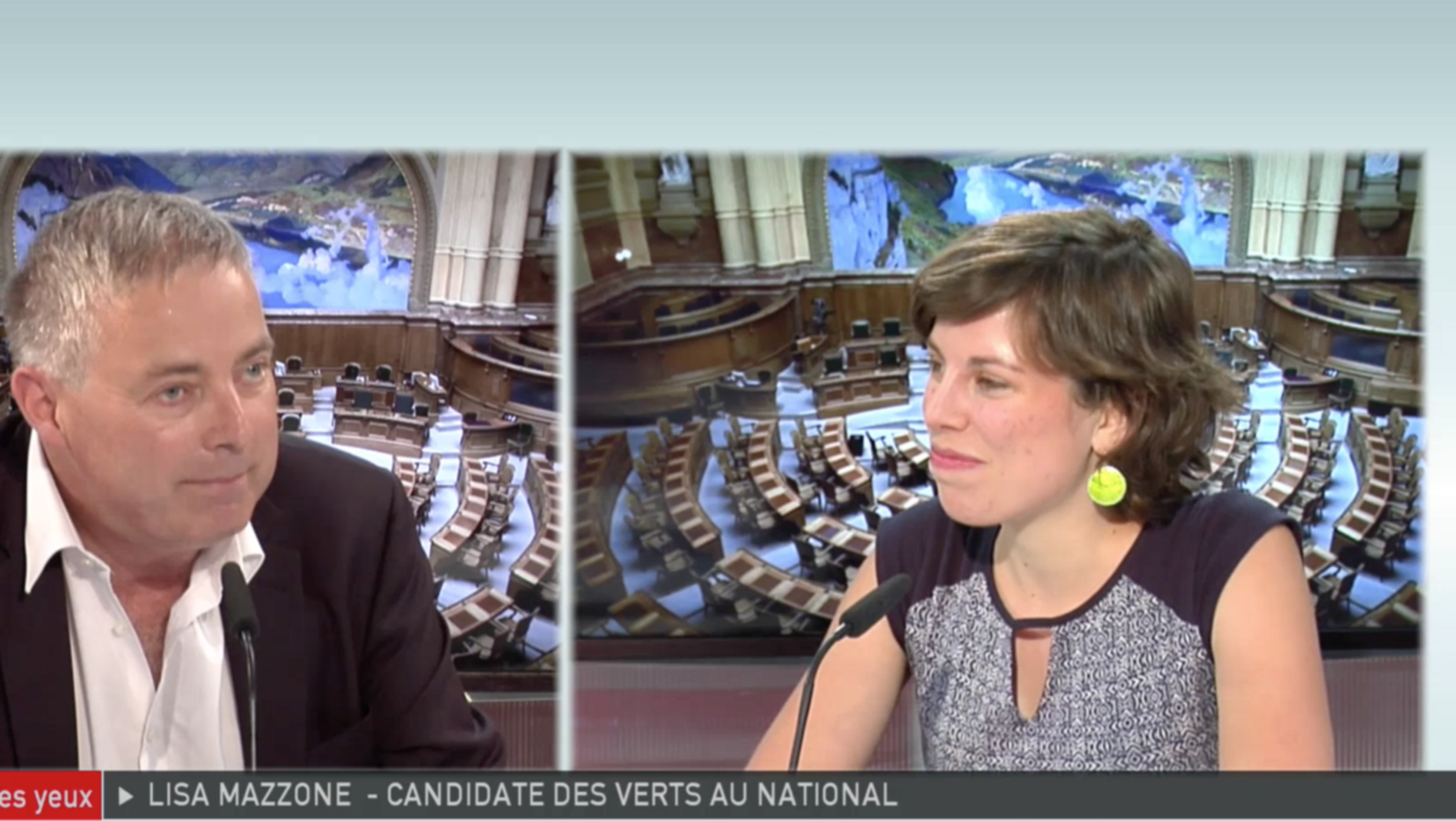 Les yeux dans les yeux - Lisa Mazzone