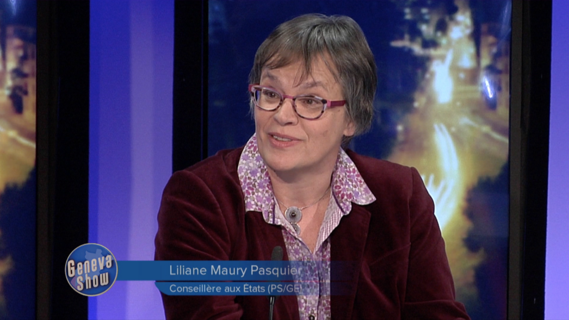 Geneva Show avec Liliane Maury Pasquier