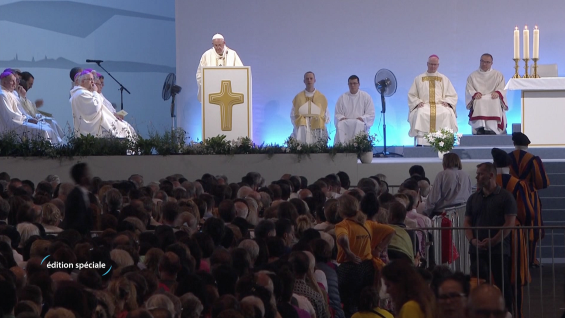 La visite du Pape