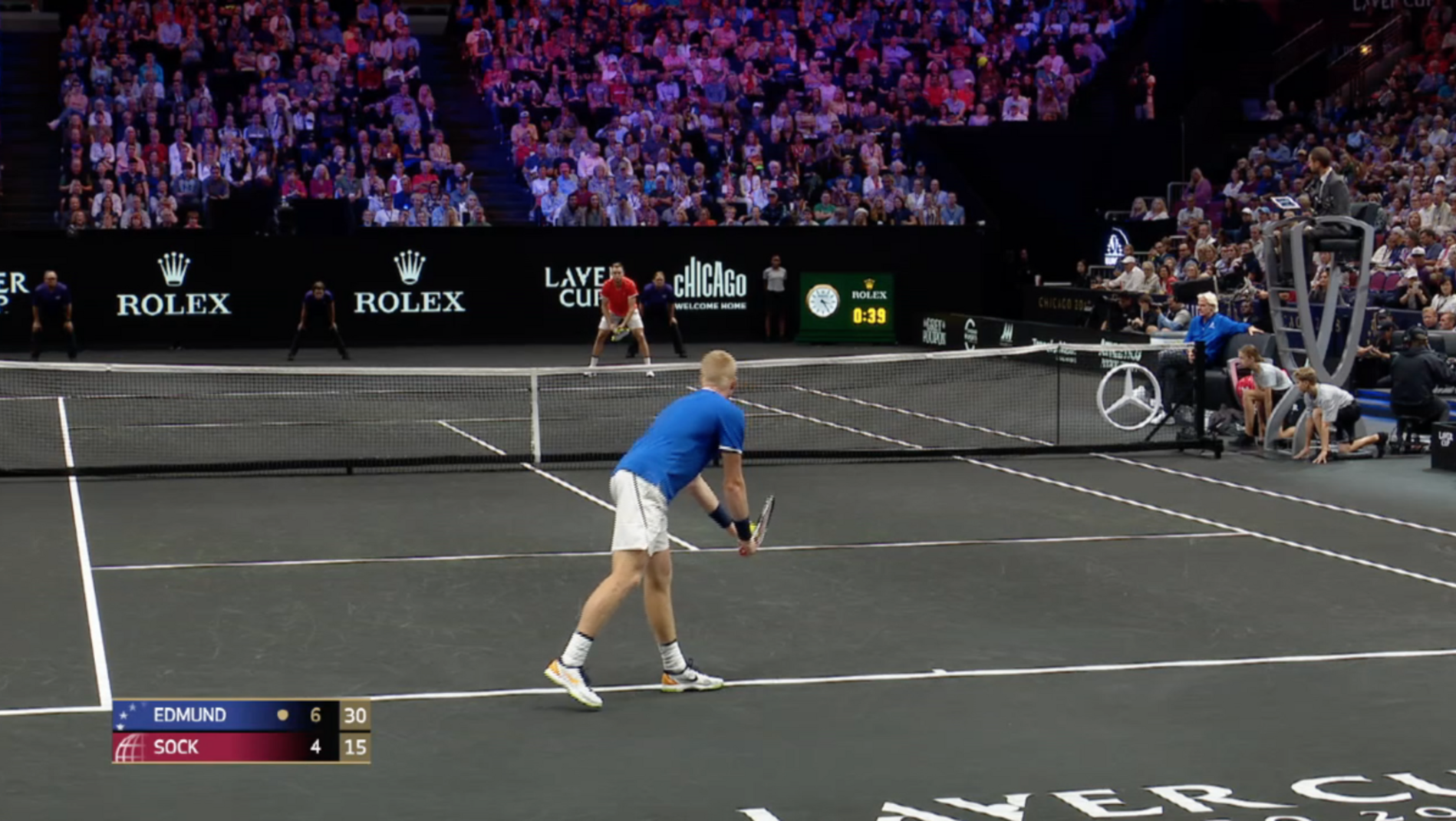 R. Federer/N.Djokovic VS K.Anderson/J.Sock