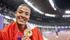 Ditaji Kambundji gagne l'or sur 100 m haies aux Mondiaux de Toyko