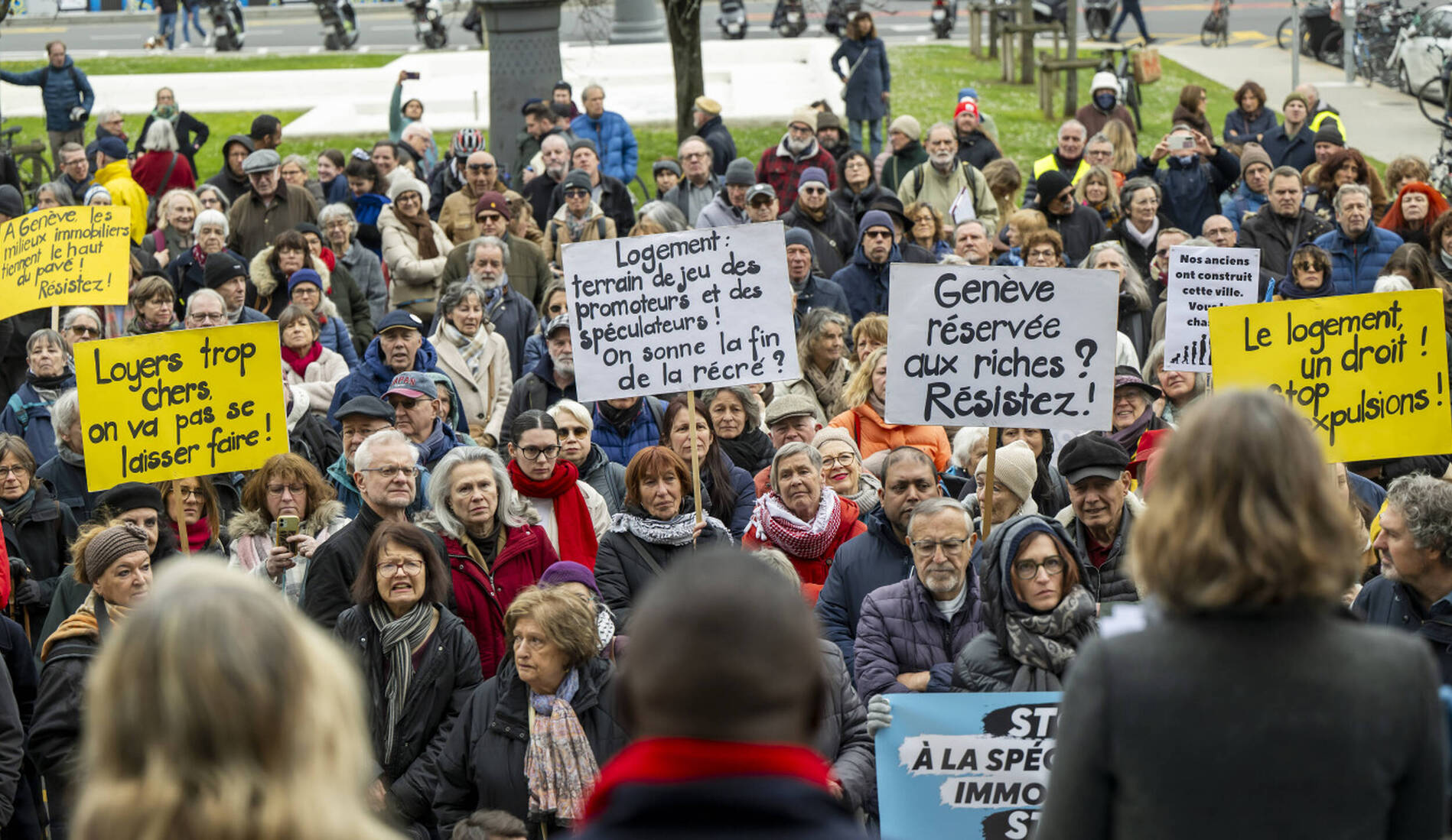 Genève: 400 manifestants contre la spéculation immobilière