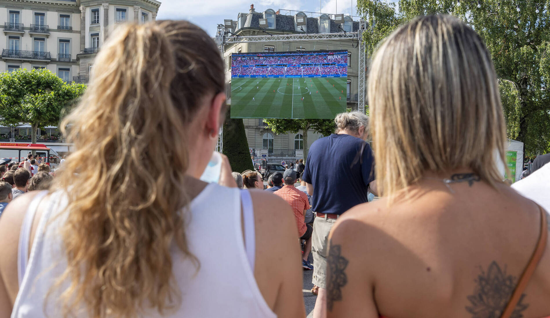 Ville de Genève: les écrans autorisés en terrasses pour le Mondial