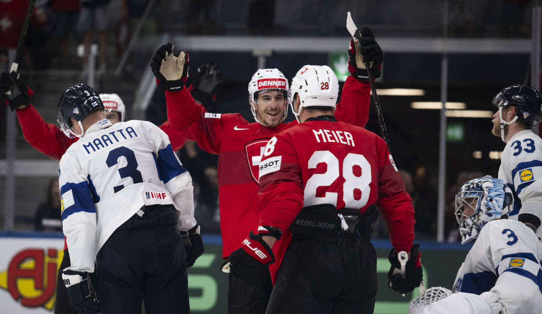 La Suisse bat la Finlande et va retrouver la Suède au Mondial