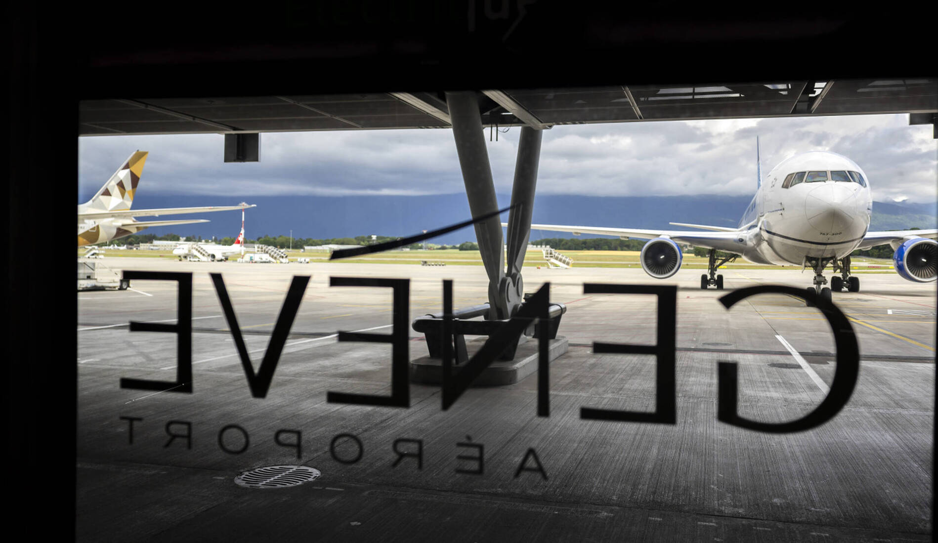 Sécurité fortement renforcée à Genève pour le G7 d'Evian (F)