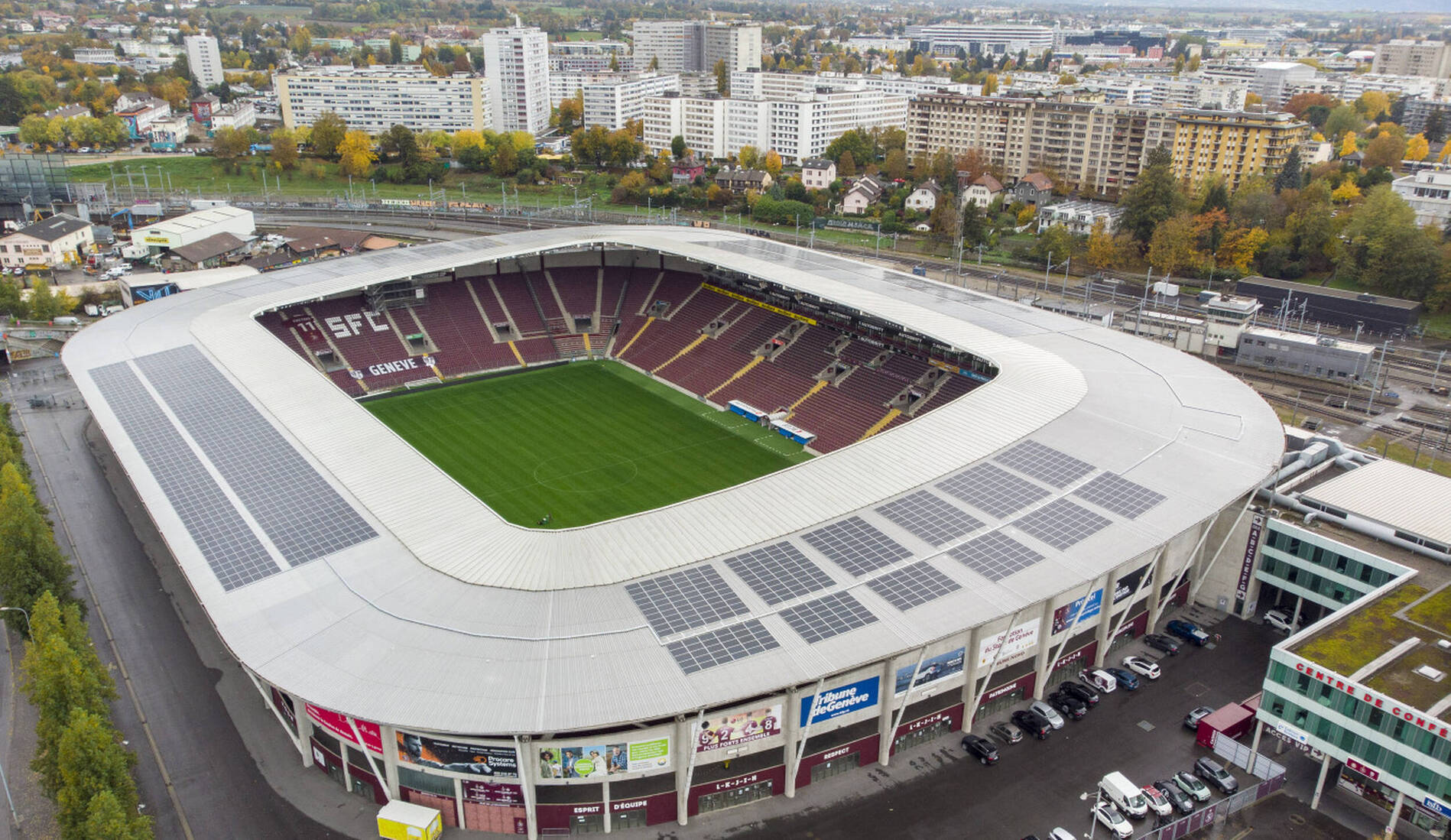 Genève paie 15,8 millions aux CFF pour être propriétaire du Stade