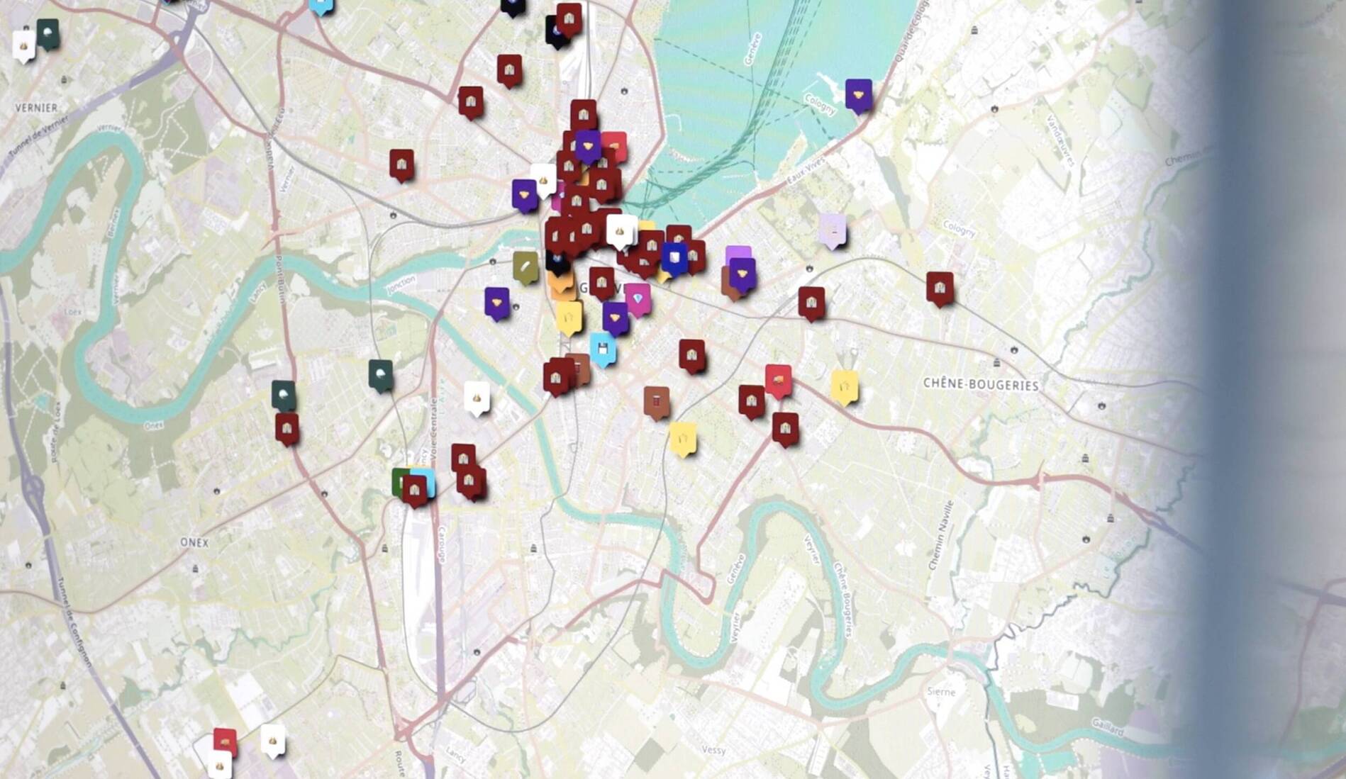 Un site d'extrême gauche publie une «carte aux trésors» de la Genève dorée