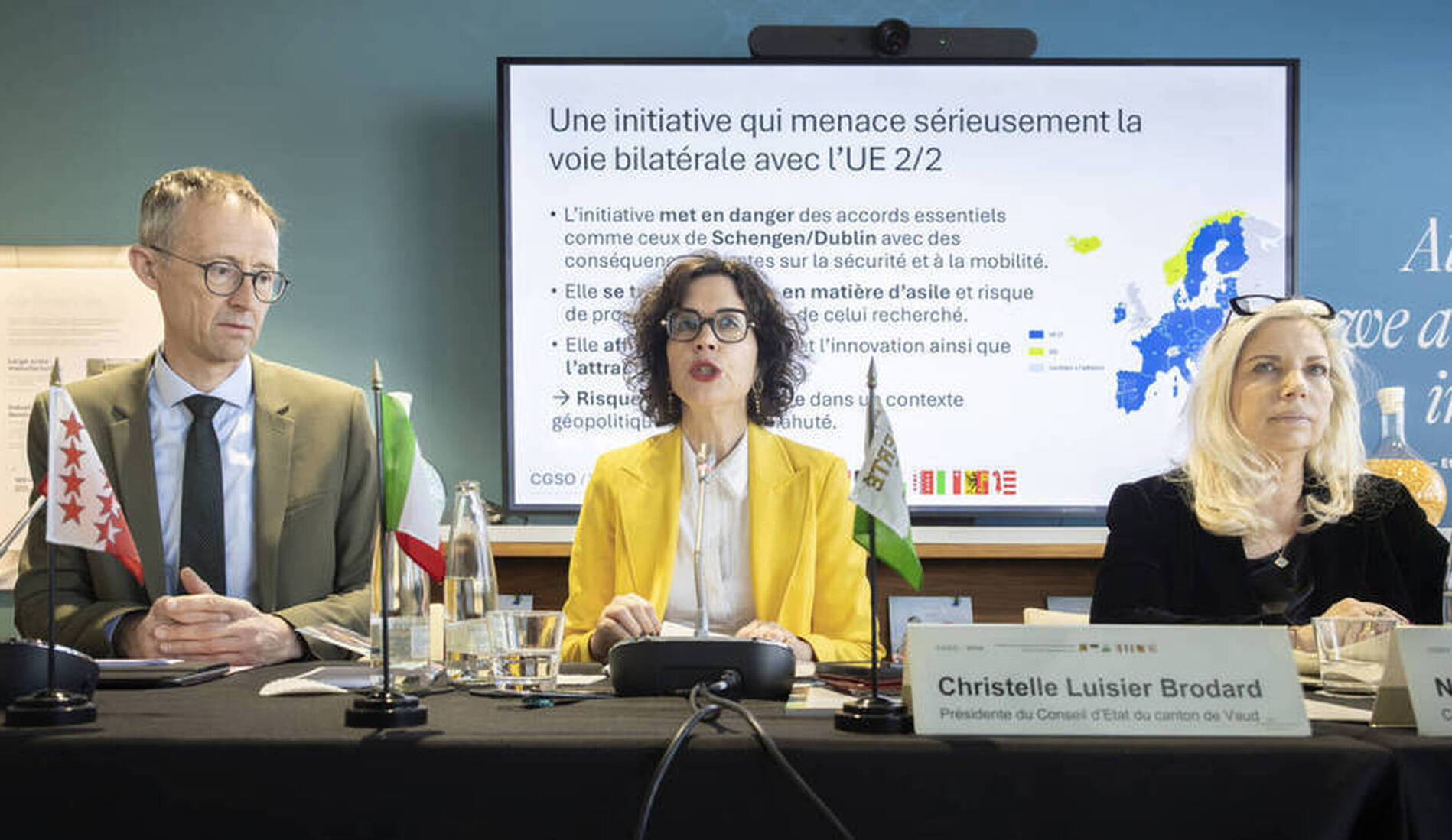 Les cantons de Suisse occidentale contre l'initiative de l'UDC