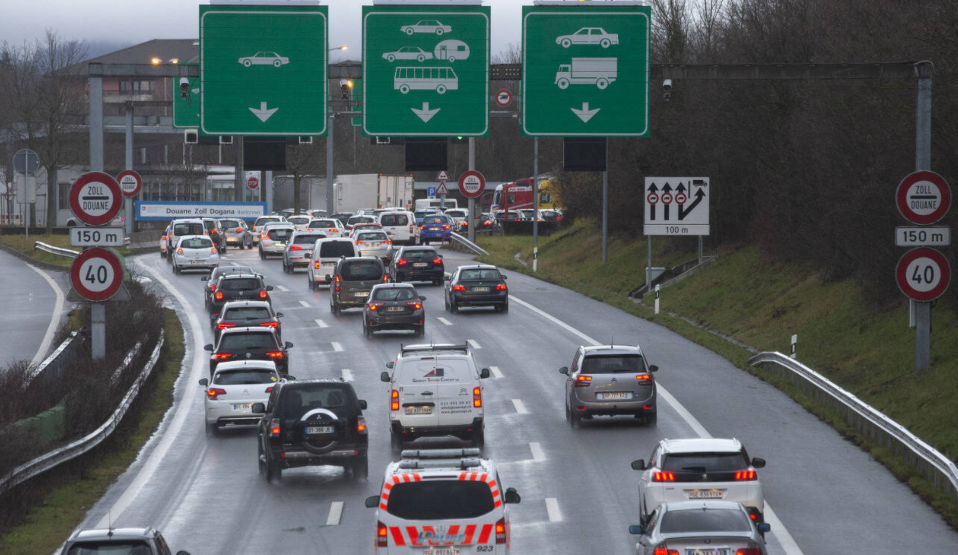 G7: l'autoroute de contournement de Genève sera en partie fermée