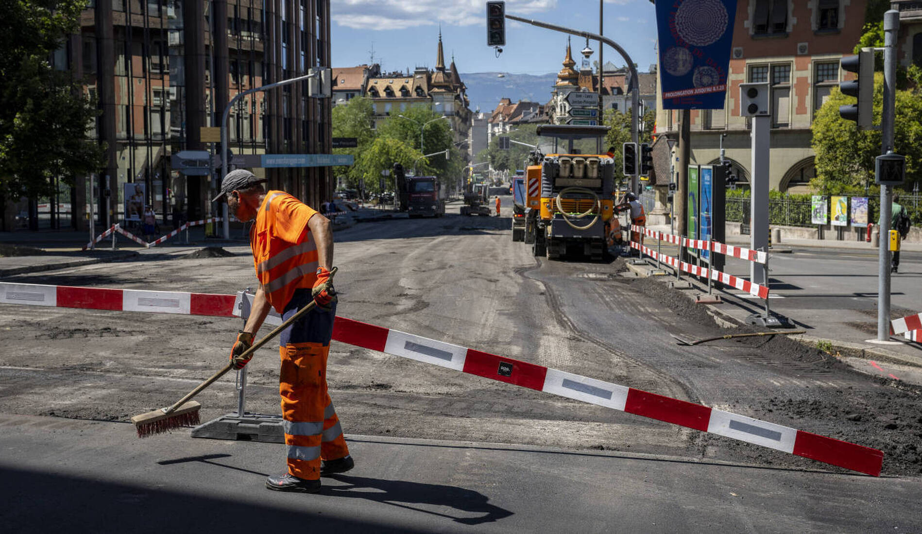 Travail extérieur et au soleil banni après 13h00 dès lundi à Genève