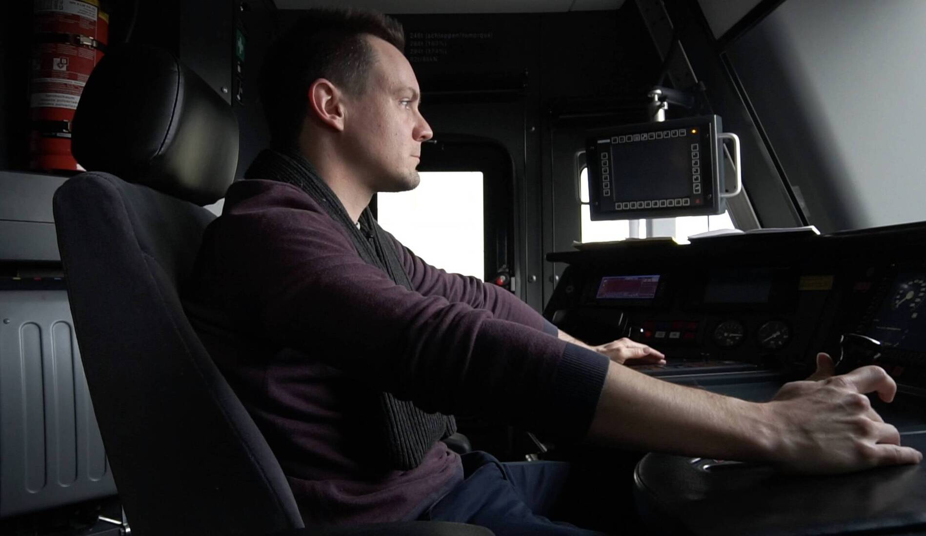 Dans la cabine de François, pilote de train aux CFF