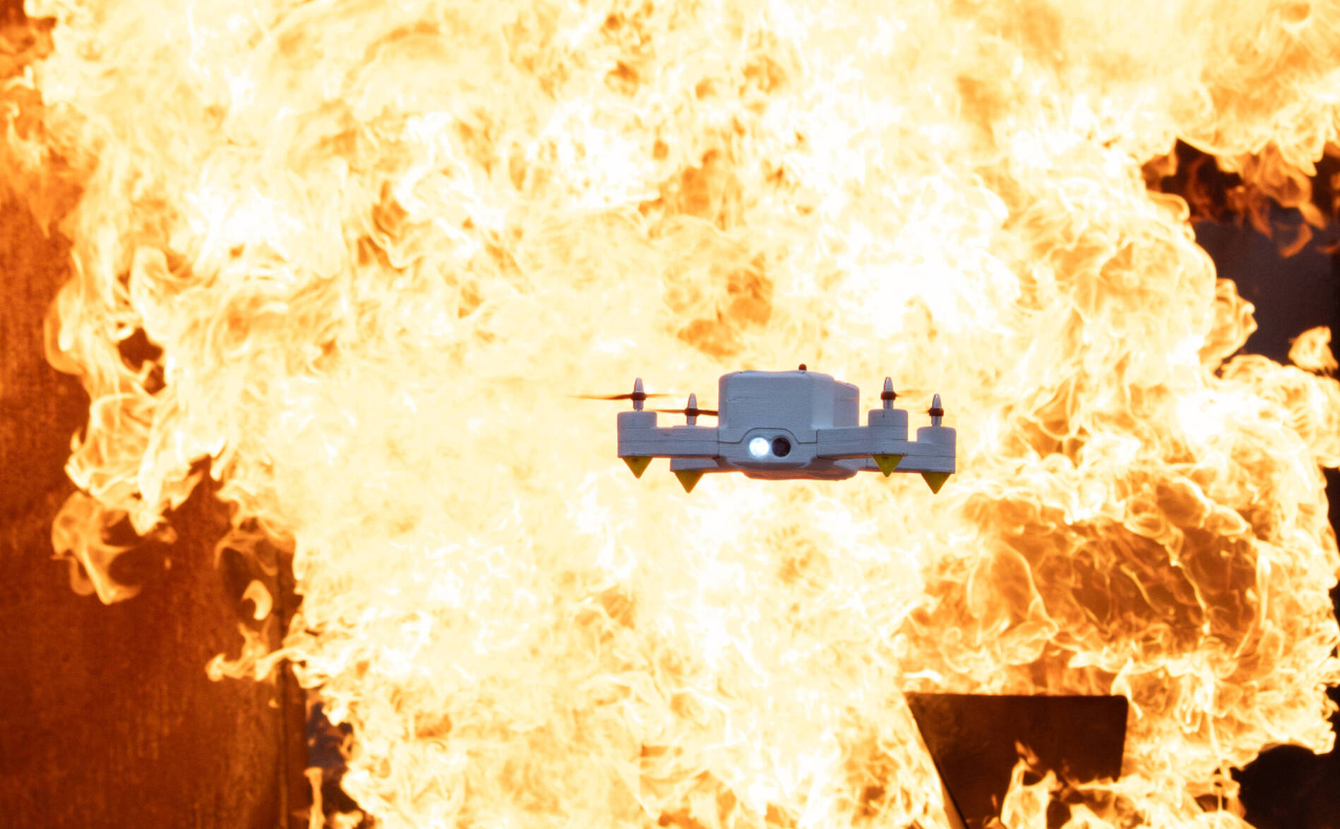 Un drone résistant à la chaleur pour protéger les pompiers