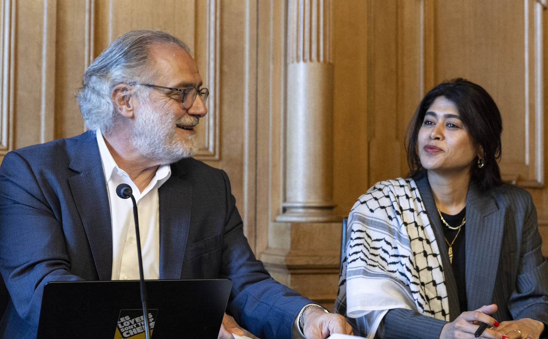 Rima Hassan rencontre des parlementaires suisses à Berne