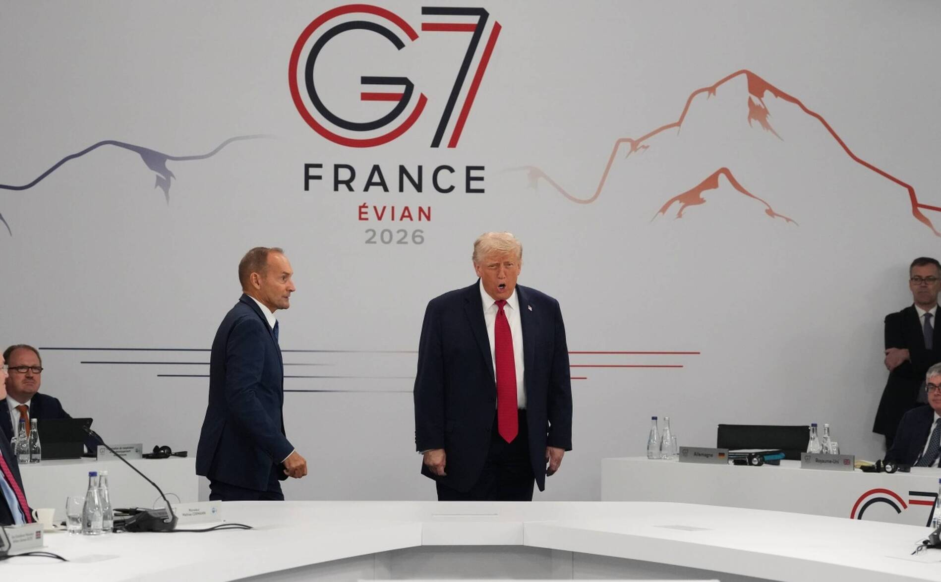 «C'est moi le patron», lance Trump à ses homologues du G7