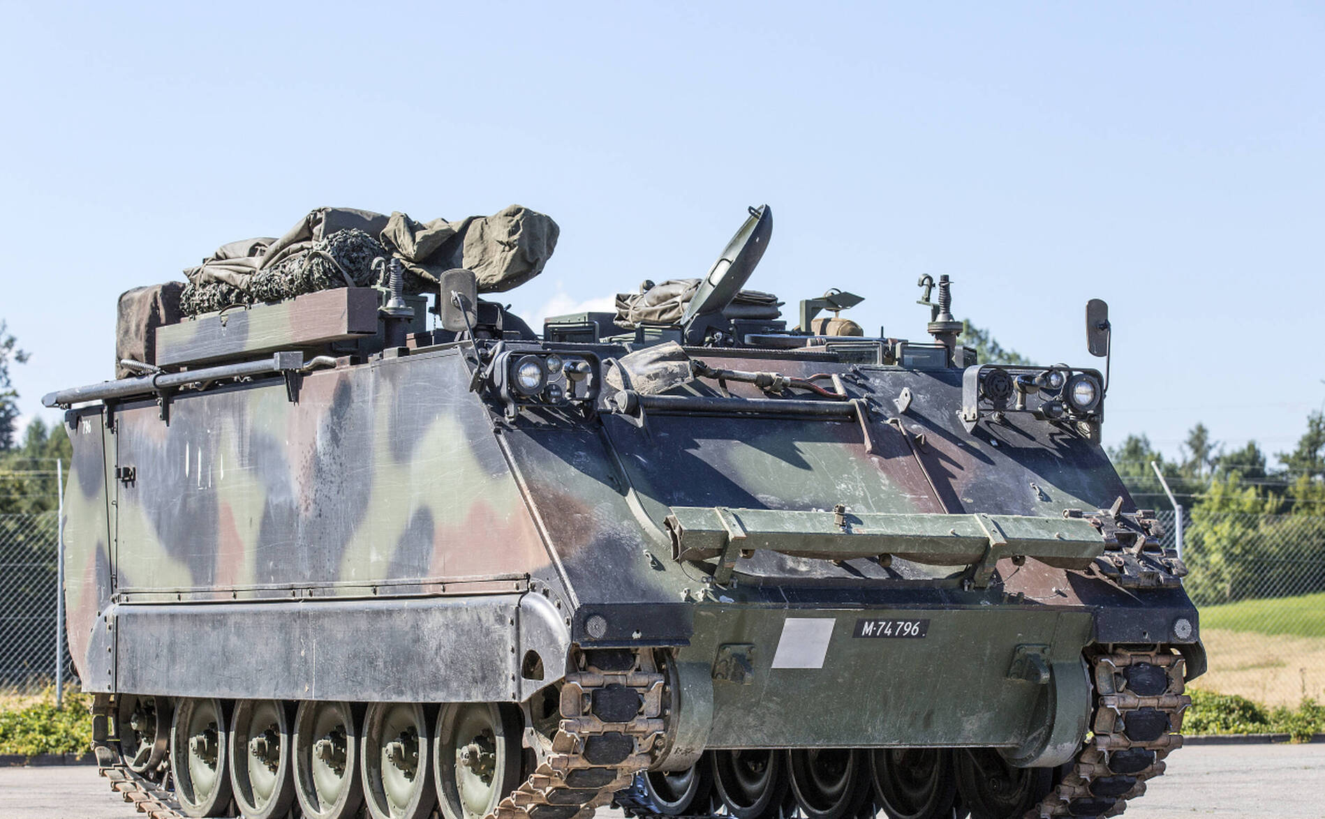 Une partie de la flotte des chars M113 à nouveau opérationnels