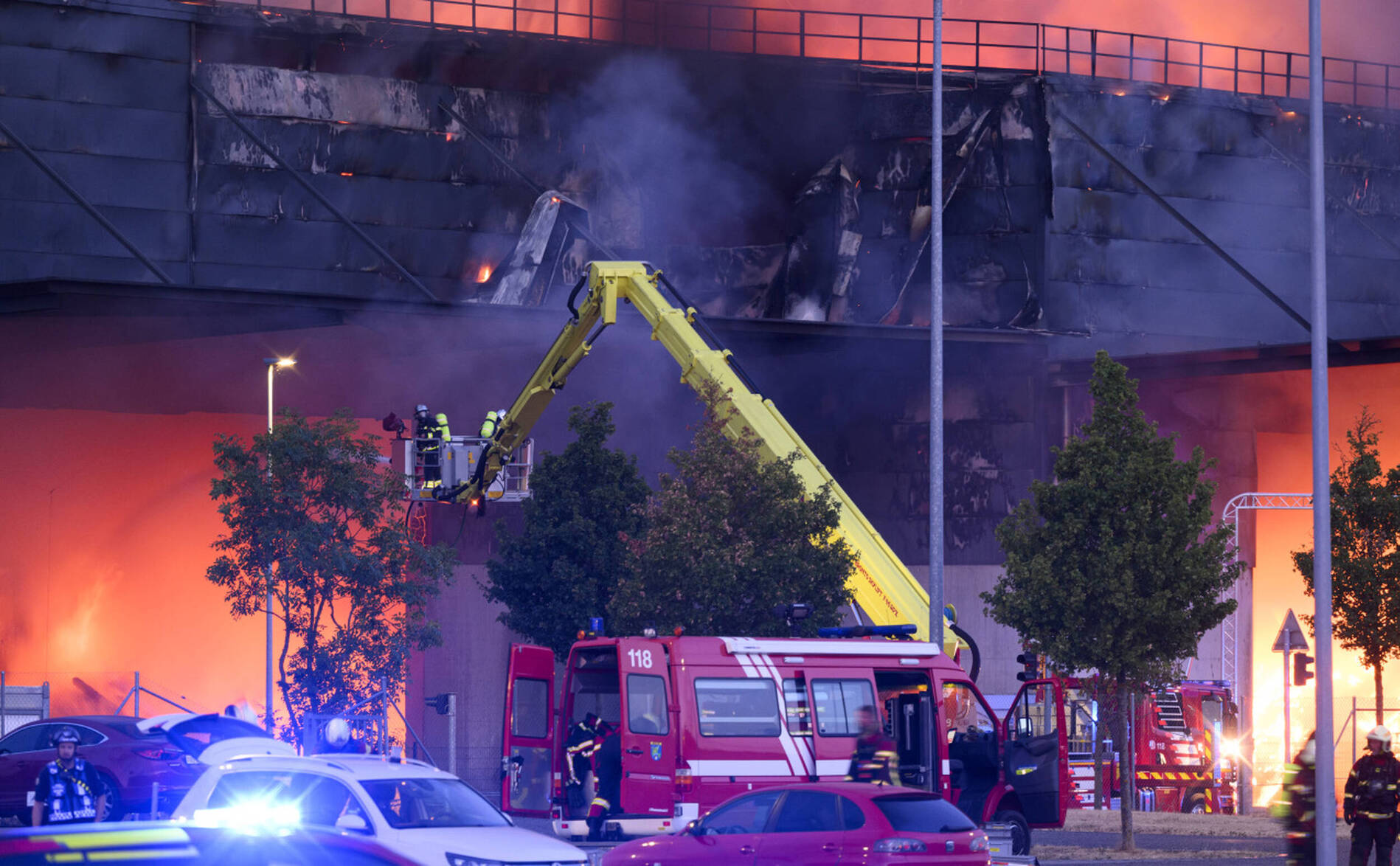 Le feu est maîtrisé dans la zone industrielle de Vufflens-la-Ville