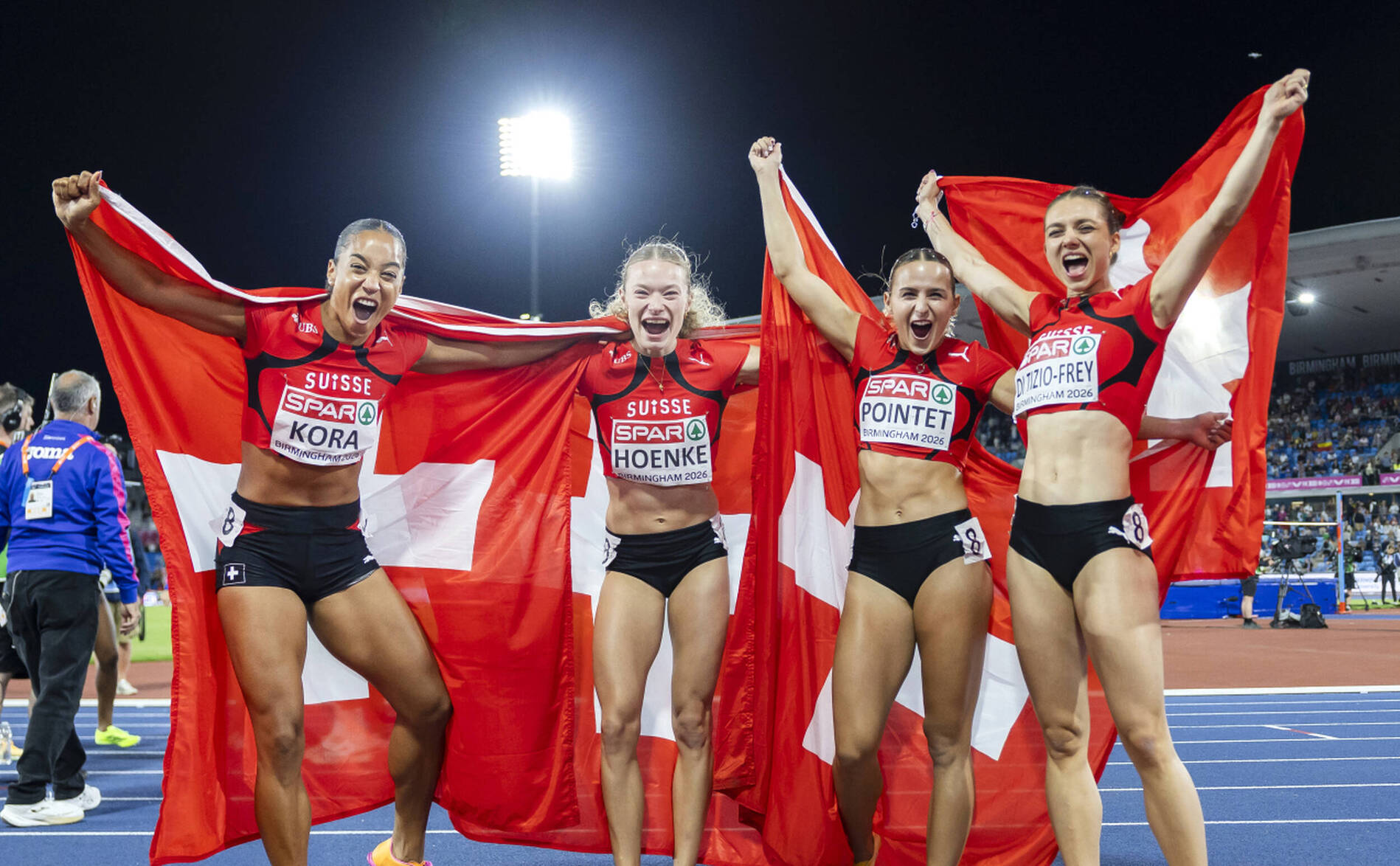 CE: Le relais 4x100m féminin décroche une médaille d'argent
