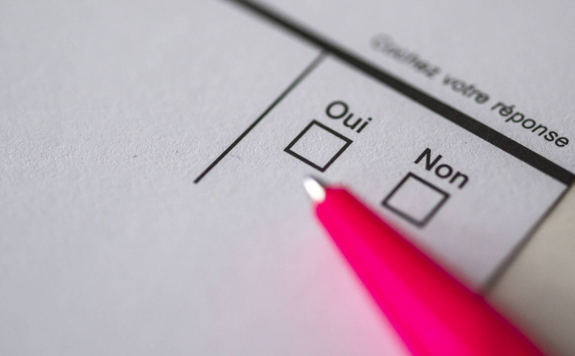 Sondage SSR: rejet net de l'initiative sur la neutralité