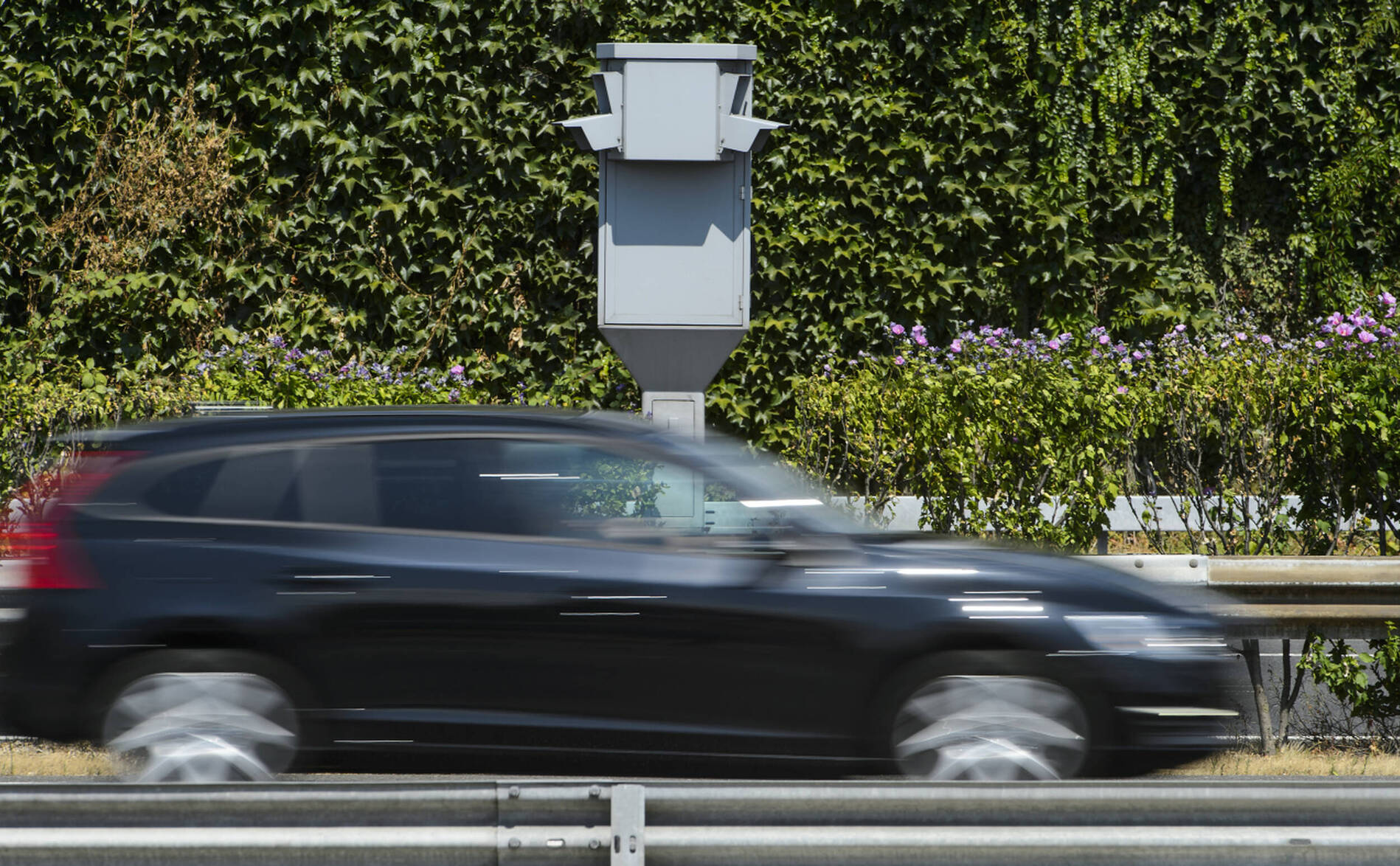 Sur l'autoroute A1 à Morges, un radar flashe plus de 10'000 fois