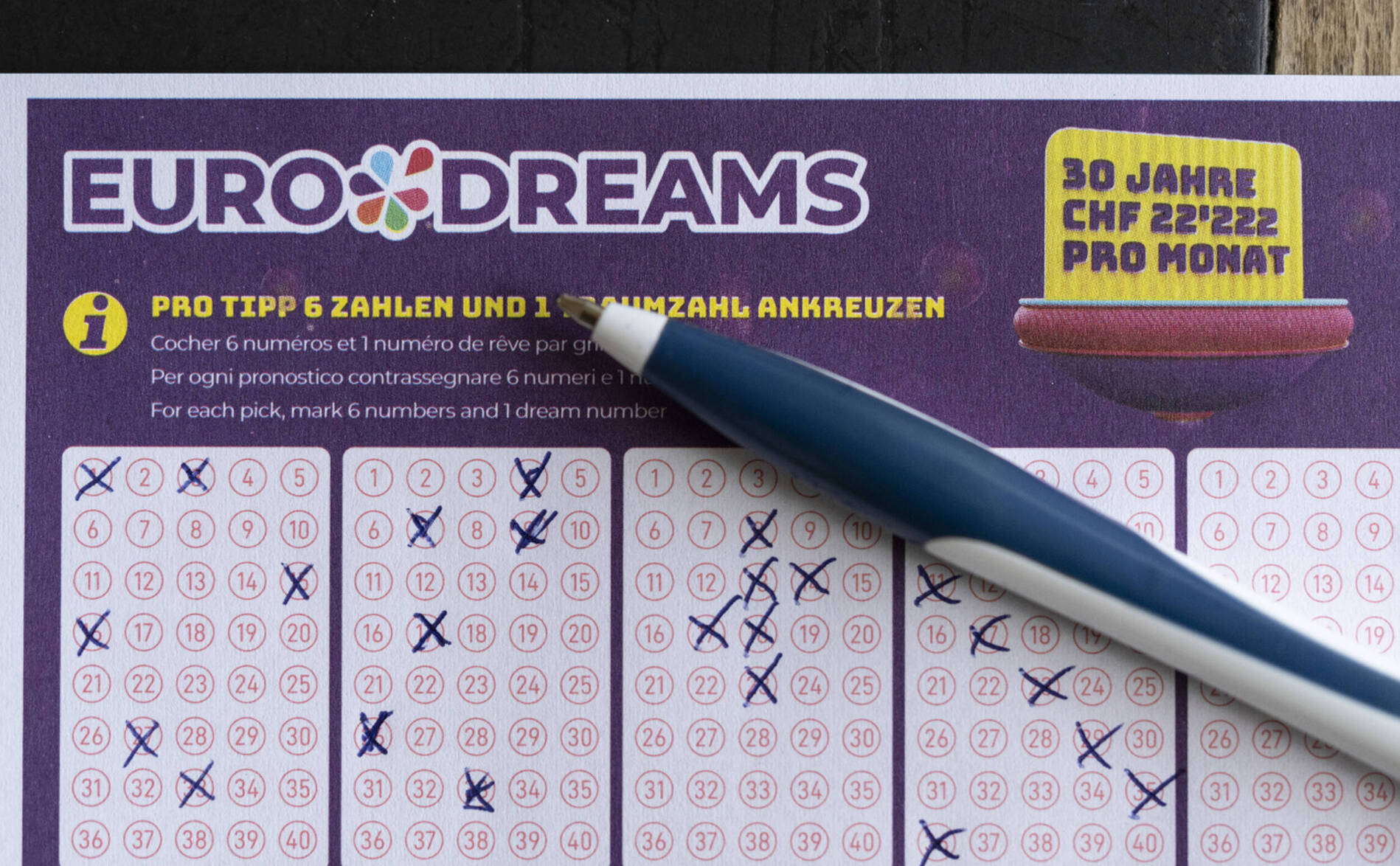 Deux rentes de cinq ans grâce à l'Eurodreams