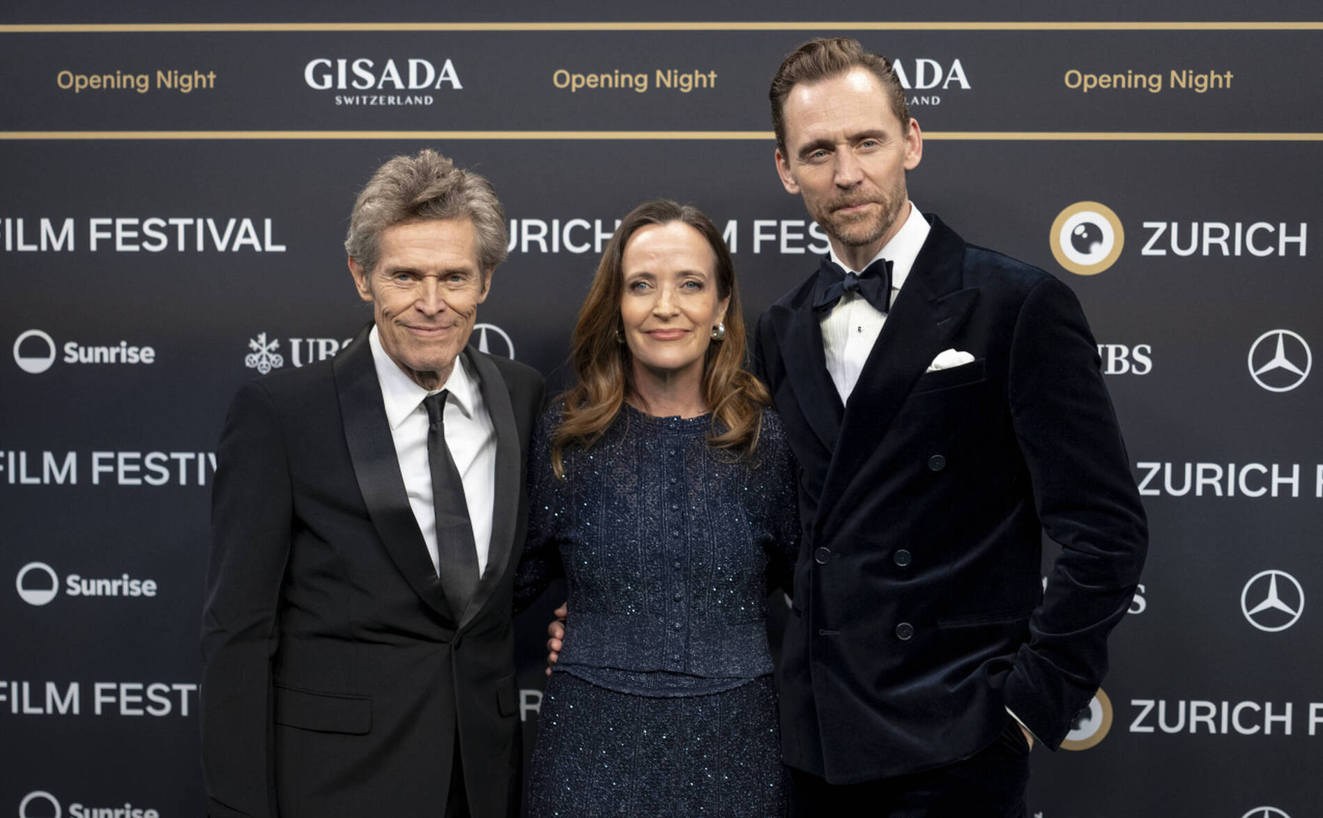 Tom Hiddleston et Willem Dafoe sur le tapis vert du ZFF