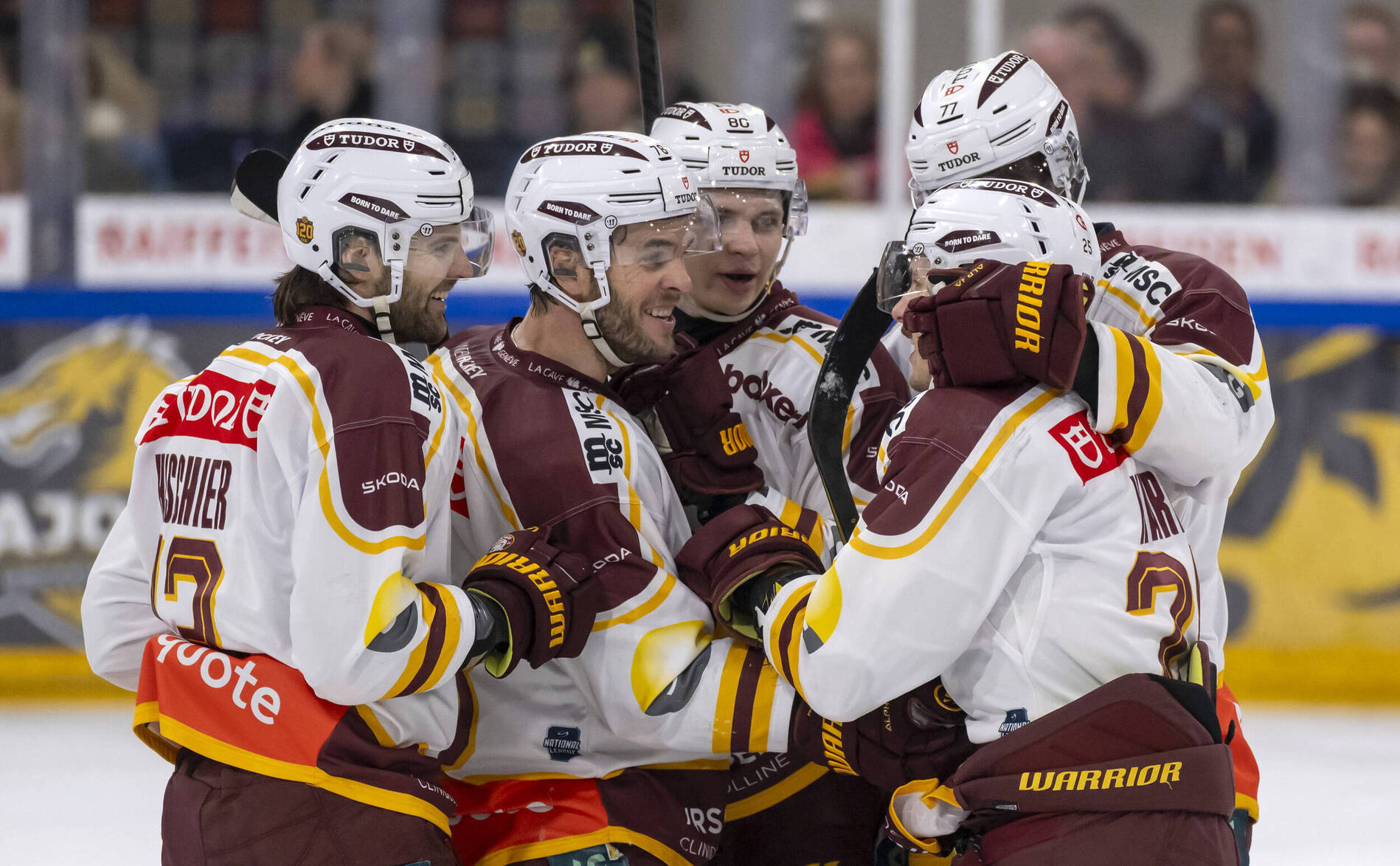 En écrasant Ajoie, Genève-Servette monte sur le podium