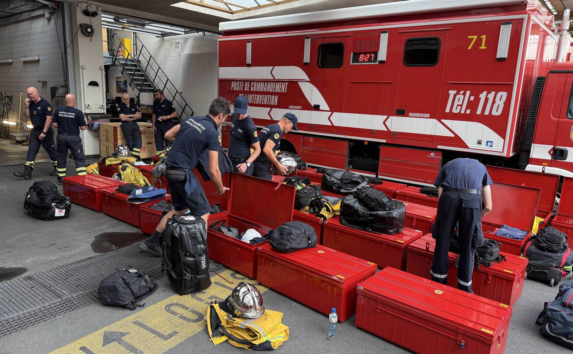 Les incendies en France vont encore occuper les pompiers genevois