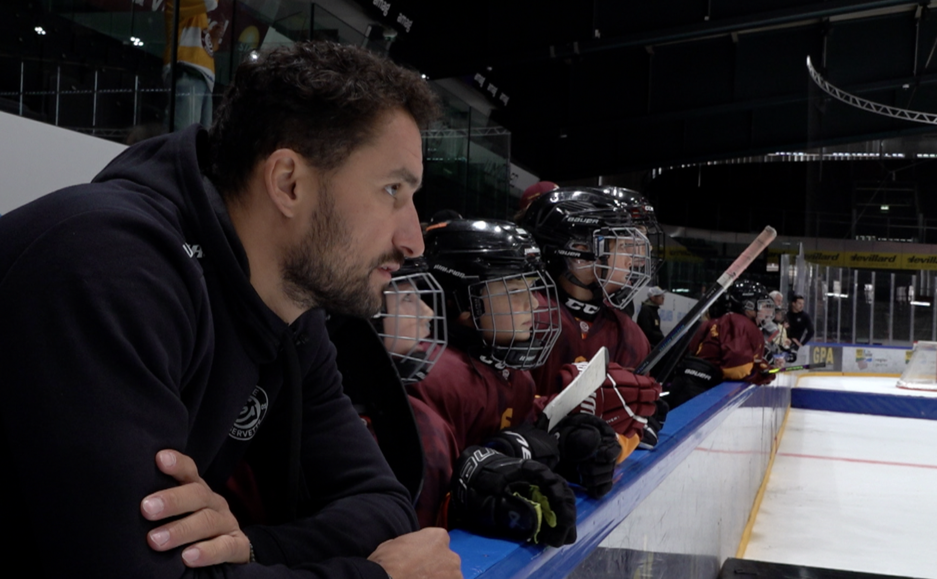 Vincent Praplan, coach d'un jour des Aiglons