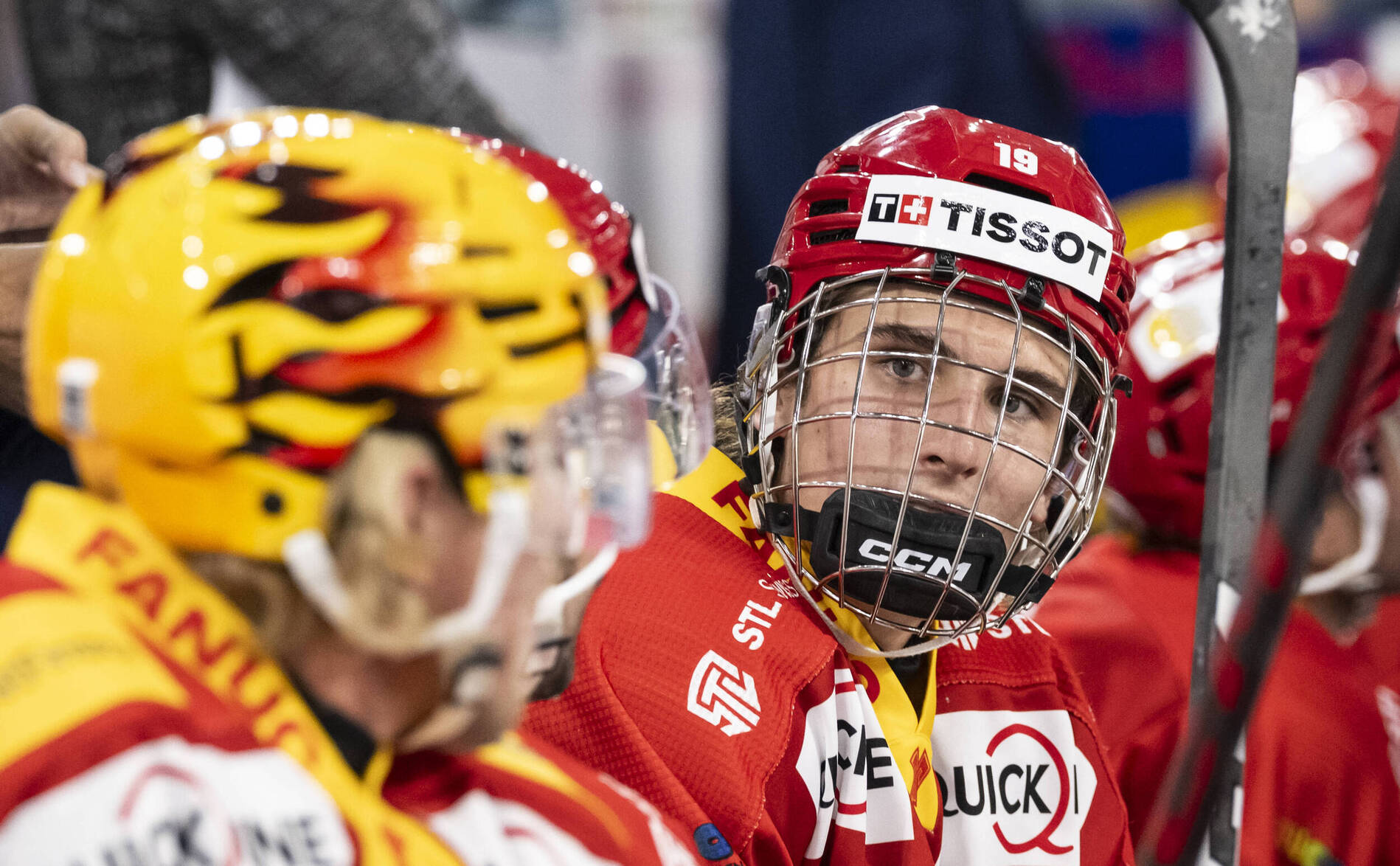 Bienne contre Genève-Servette: tous les buts