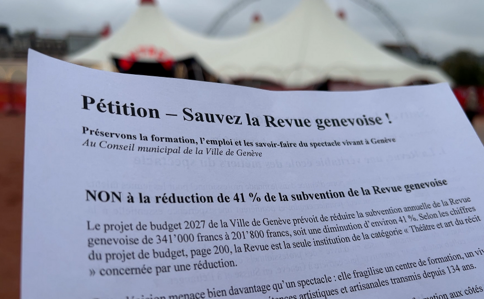 Coupes budgétaires à Genève: les associations se mobilisent contre la baisse des subventions