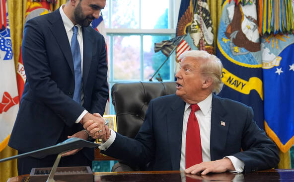 Assaut d'amabilités pour Trump et Mamdani