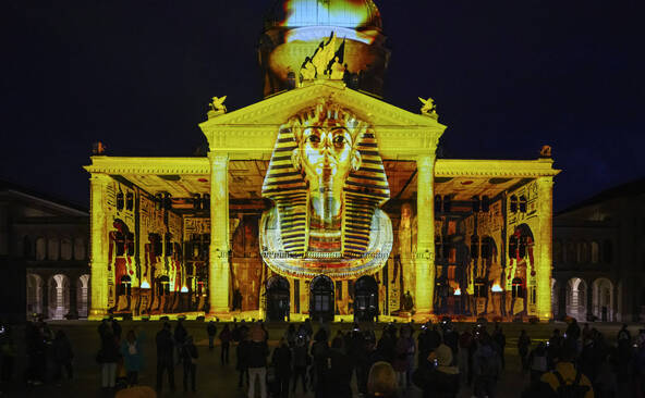 465'000 visiteurs au spectacle de lumière sur le Palais fédéral